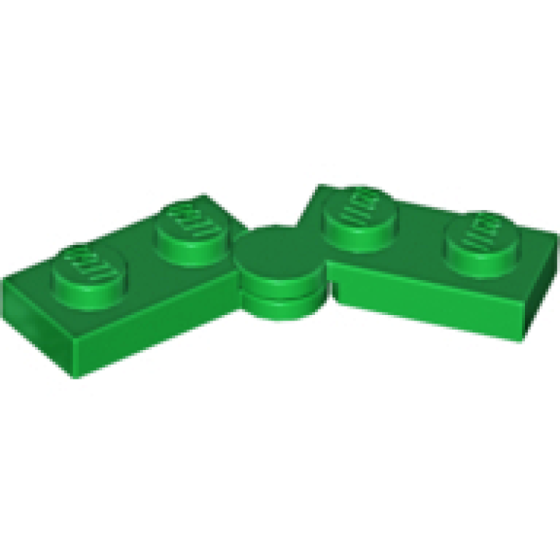Scharnier Plaat 1x4 Green
